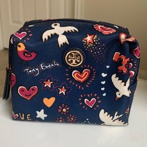 Tory Burch Brigitte nylon cosmetic bag